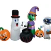 Channal Inflatables Ghost Family Lawn Inflatable 2.4M> Ghosts &Amp; Reapers