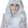 California Costumes Ghost Girls Grey Wig> Halloween Accessories