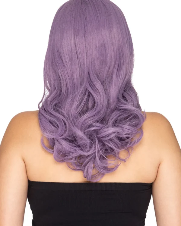 * Glamour Deluxe Ashes Of Violets Purple Long Wavy Wig> Halloween Wigs