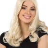 * Glamour Deluxe Blonde Long Wavy Wig> Halloween Accessories