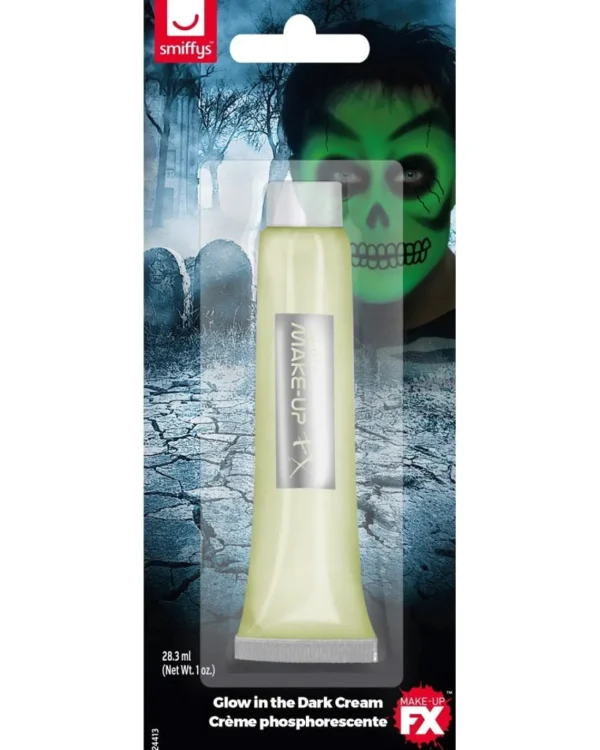 Smiffys Glow In The Dark Cream Makeup> Halloween Accessories