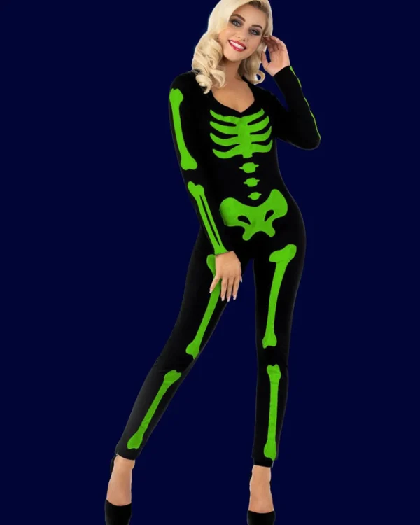 Morphsuits Glow In The Dark Skeleton Bodysuit Womens Costume>Women Women's Costumes