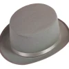 Fun World Grey Felt Top Hat> Halloween Accessories