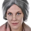 Tomfoolery Grey Grandma Wig> Halloween Wigs