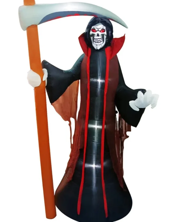 Channal Inflatables Grim Reaper With Led Lights Inflatable 2.4M> Ghosts &Amp; Reapers