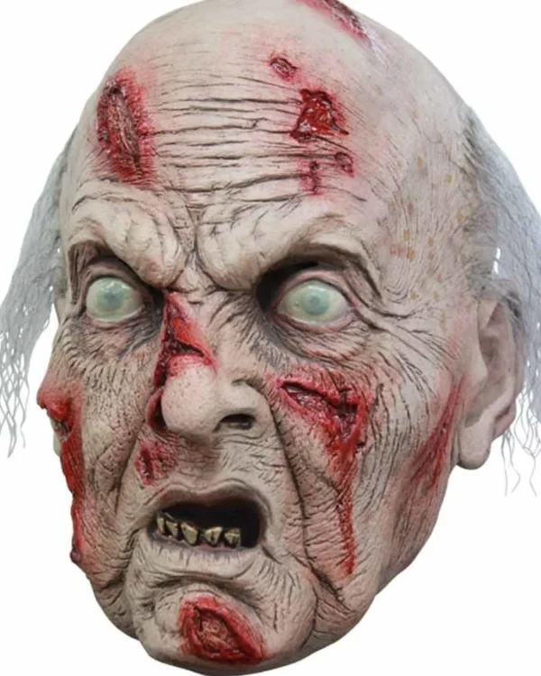 Ghoulish Productions Grumpy Old Man Zombie Mask> Halloween Masks