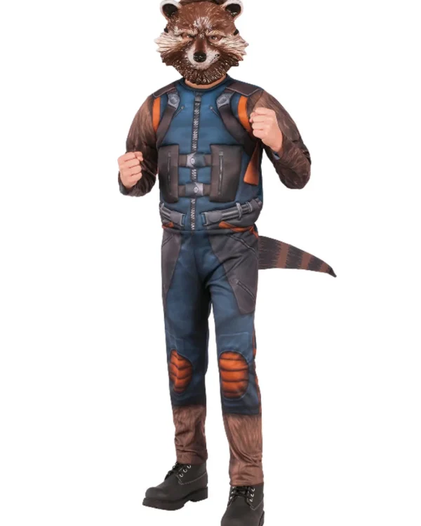 Rubies Guardians Of The Galaxy Rocket Raccoon Boys Costume>Kids Kids Costumes