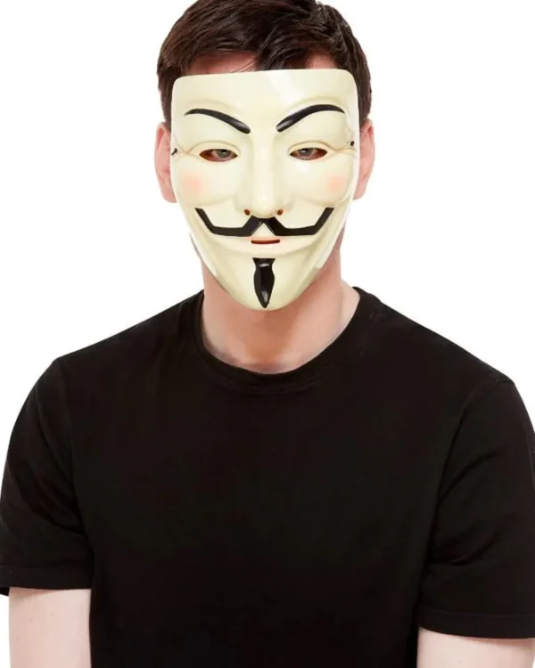 Smiffys Guy Fawkes Half Mask> Halloween Masks