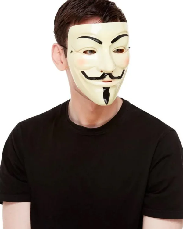 Smiffys Guy Fawkes Half Mask> Halloween Masks