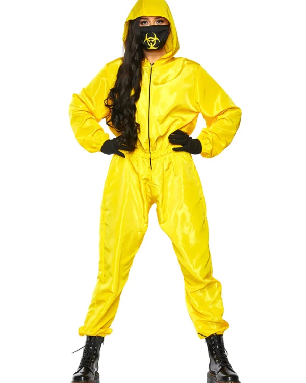 Seeing Red Hazmat Womens Costume>Women Women's Costumes