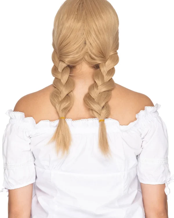 * Heidi Deluxe Plaited Blonde Wig> Halloween Wigs