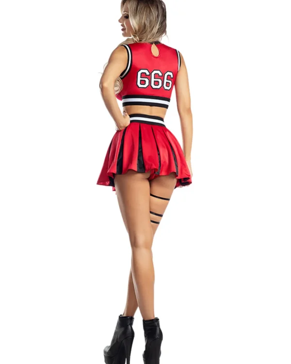 Party King Hellbent Cheerleader Womens Costume>Women Women's Costumes