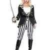 Music Legs High Seas Captain Plus Size Womens Costume>Women Women's Costumes