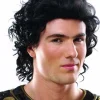 Costume Culture by Franco Historical Hunk Black Wig> Halloween Wigs