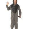 Smiffys Hooded Wolf Jumpsuit Kids Costume>Kids Kids Costumes