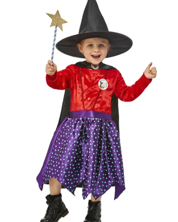 Smiffys Julia Donaldson Room On The Broom Deluxe Toddler Girls Costume>Kids Kids Costumes