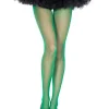 Music Legs Kelly Green Fishnet Stockings> Halloween Hosiery