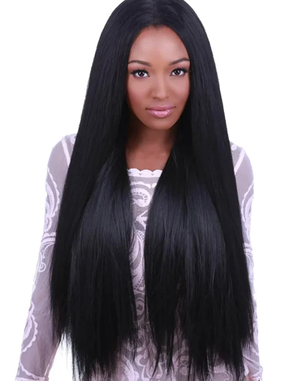 Rockstar Wigs Lace Front Yaki Long Black Premium Wig> Wicked Witches