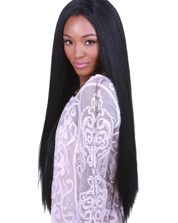 Rockstar Wigs Lace Front Yaki Long Black Premium Wig> Wicked Witches