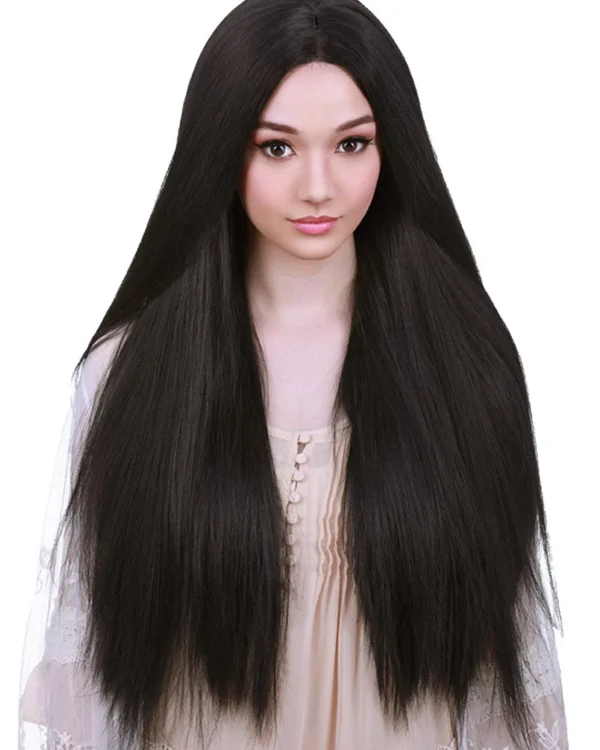 Rockstar Wigs Lace Front Yaki Long Black Premium Wig> Wicked Witches