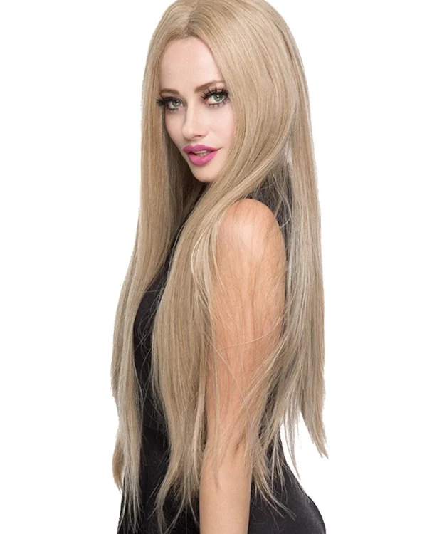 Rockstar Wigs Lace Front Yaki Long Blonde Premium Wig> Wicked Witches