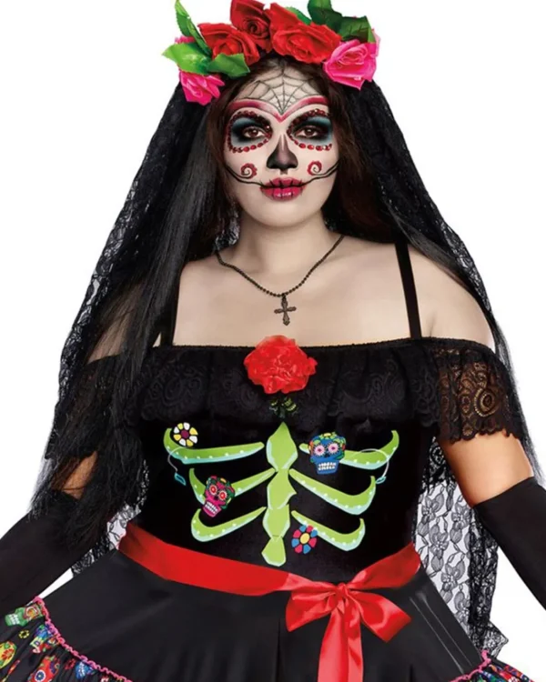 Dreamgirl International Lady Of The Dead Plus Size Womens Costume>Women Women's Costumes