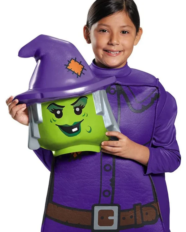 Disguise Lego Minifigures Witch Deluxe Girls Costume>Kids Kids Costumes