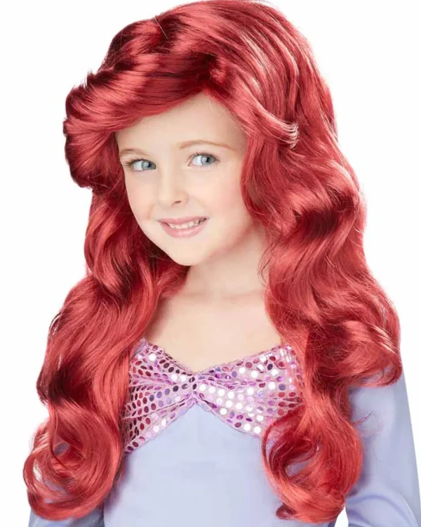 California Costumes Lil Mermaid Girls Auburn Wig> Halloween Wigs