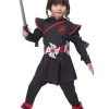 California Costumes Lil Ninja Girls Toddler Costume>Kids Kids Costumes