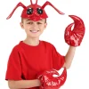 Elope Lobster Headband And Gloves Costume Set> Halloween Hats