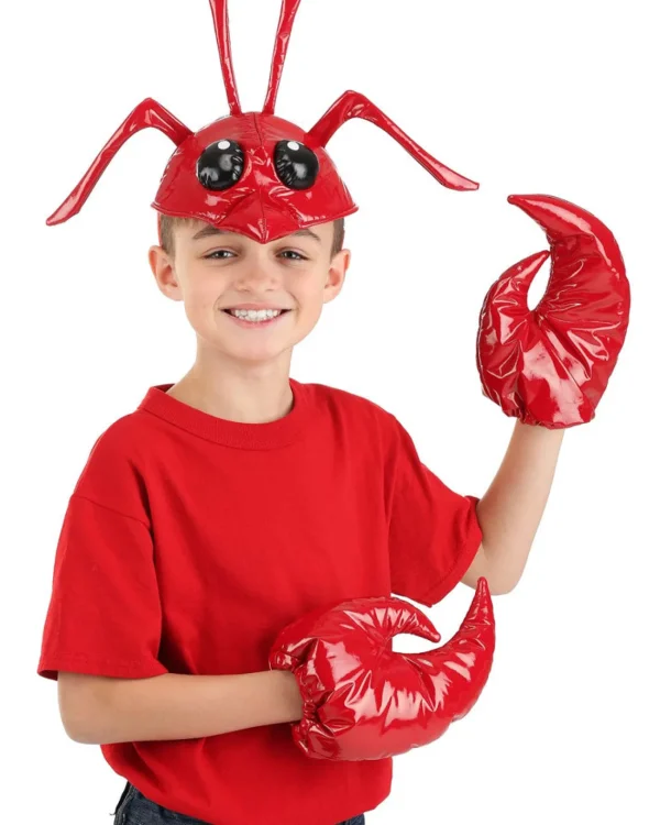 Elope Lobster Headband And Gloves Costume Set> Halloween Hats