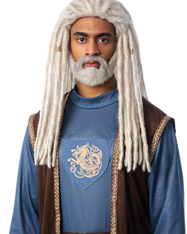 Costume Culture by Franco Lord Of The Sea Long Platinum Blonde Dreads Wig> Halloween Wigs