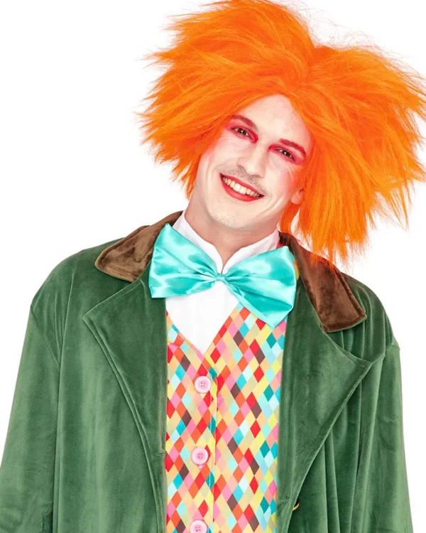 * Mad Hatter Deluxe Orange Wig> Halloween Accessories