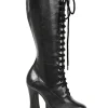 Ellie Shoes Matte Black Easy Lace Womens Boots> Wicked Witches