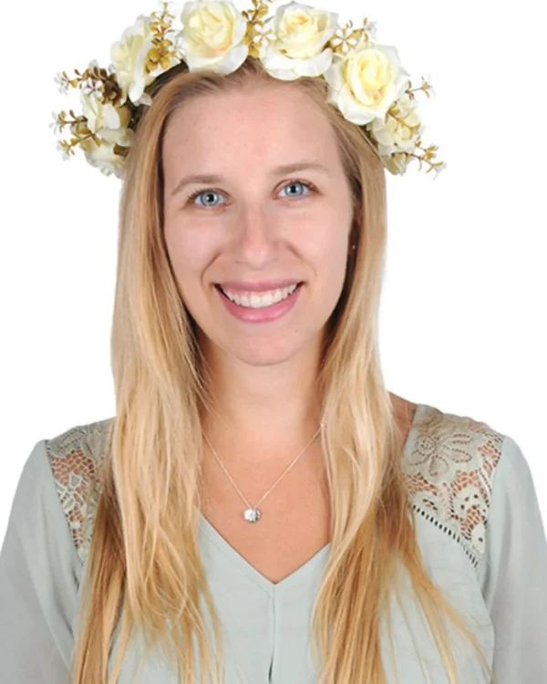 Beistle Medieval Floral White Crown> Halloween Hats