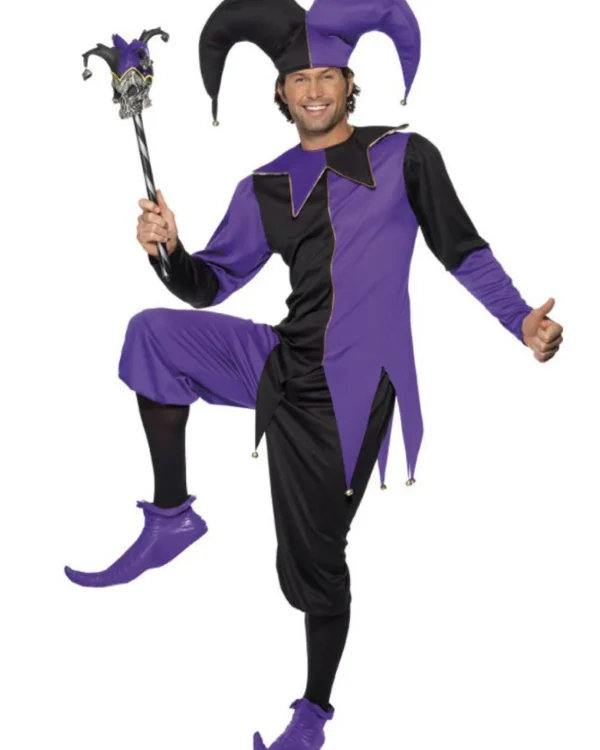 Smiffys Medieval Jester Mens Costume>Men Men's Costumes