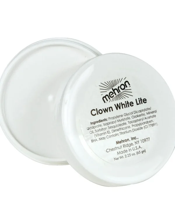 Tomfoolery Mehron Clown White Lite Makeup 65G> Halloween Accessories