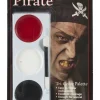 Tomfoolery Mehron Tricolour Pirate Makeup Palette> Halloween Accessories