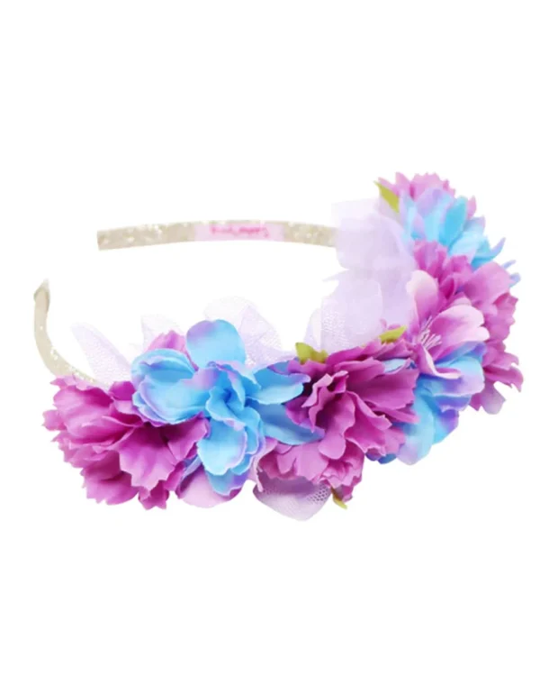 Pink Poppy Mermaid Floral Headband> Halloween Hats