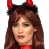 Smiffys Metallic Devil Horns Headband> Halloween Accessories