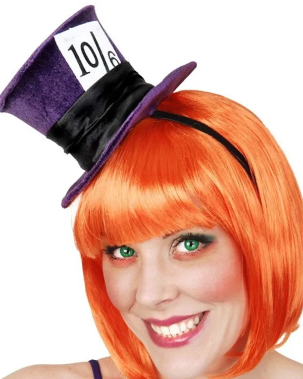 Tomfoolery Mini Mad Hatter Purple Hat> Halloween Accessories