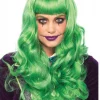 Leg Avenue Misfit Long Wavy Green Wig> Halloween Accessories