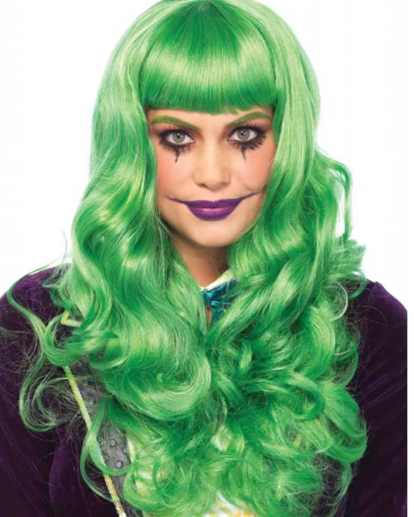 Leg Avenue Misfit Long Wavy Green Wig> Halloween Accessories