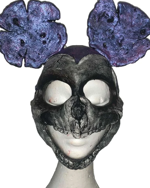 Sarah Mudle Mouse Purple Half Mask> Halloween Masks