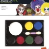 Smiffys Multi Colour Face Painting Palette> Halloween Accessories