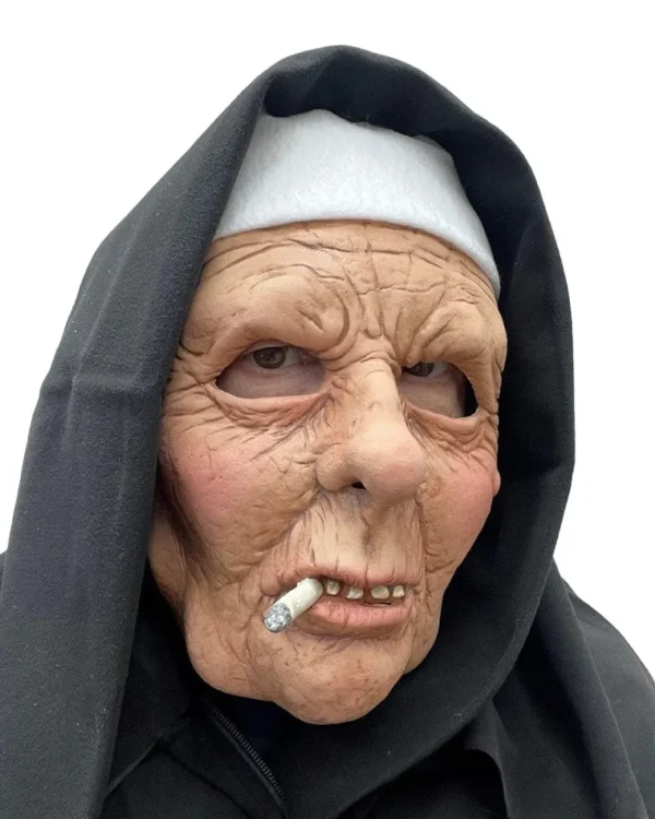 Zagone Studios Nasty Habit Nun Hooded Premium Mask> Halloween Masks