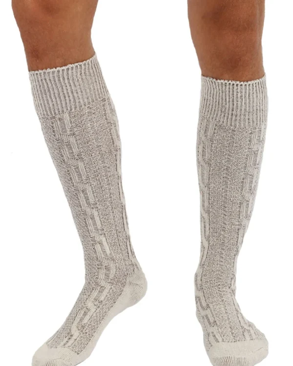 * Natural Dark Cream German Trachten Long Socks> Halloween Hosiery