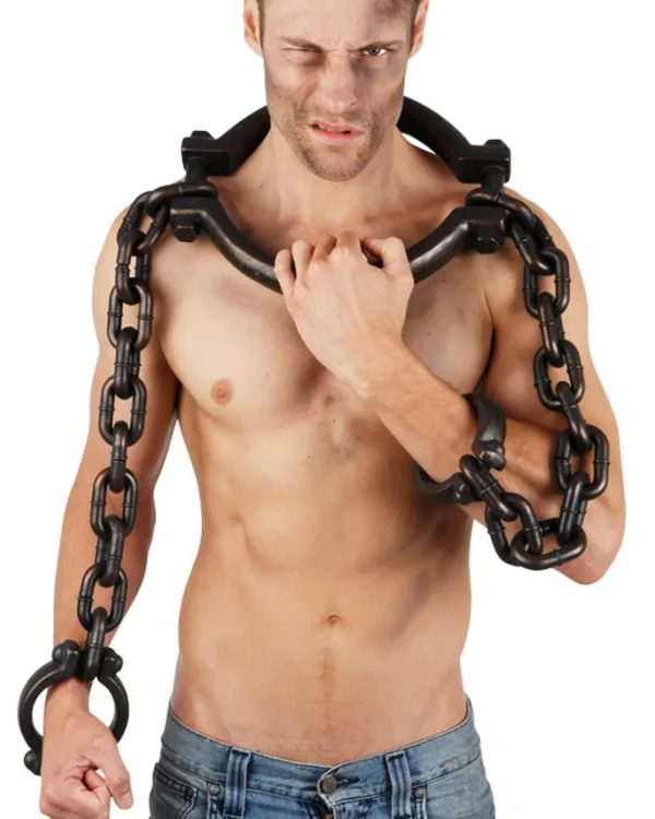 Tomfoolery Neck And Wrist Shackle Prop> Halloween Accessories