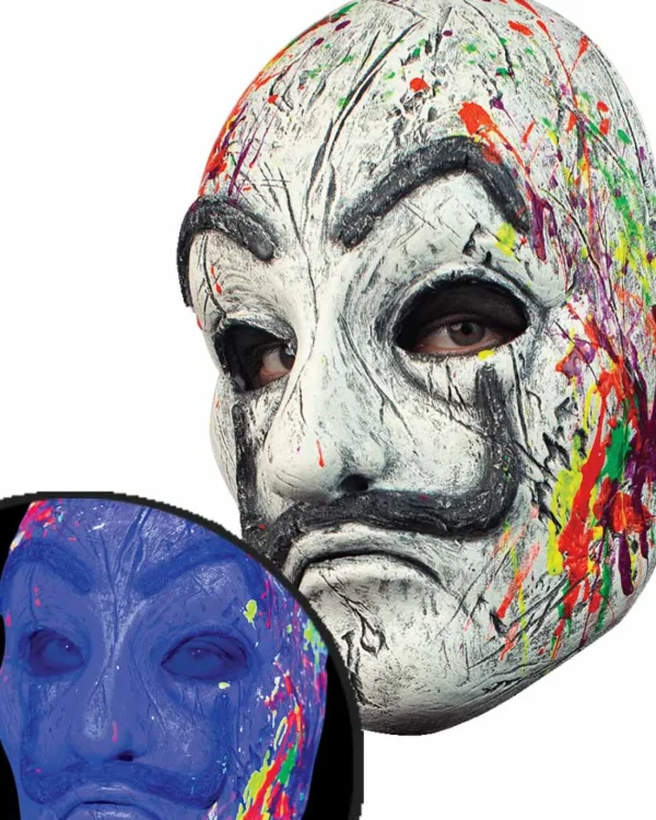 Ghoulish Productions Neon Artist Deluxe Mask> Halloween Masks