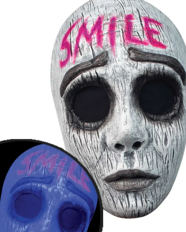 Ghoulish Productions Neon Smile Deluxe Mask> Halloween Masks